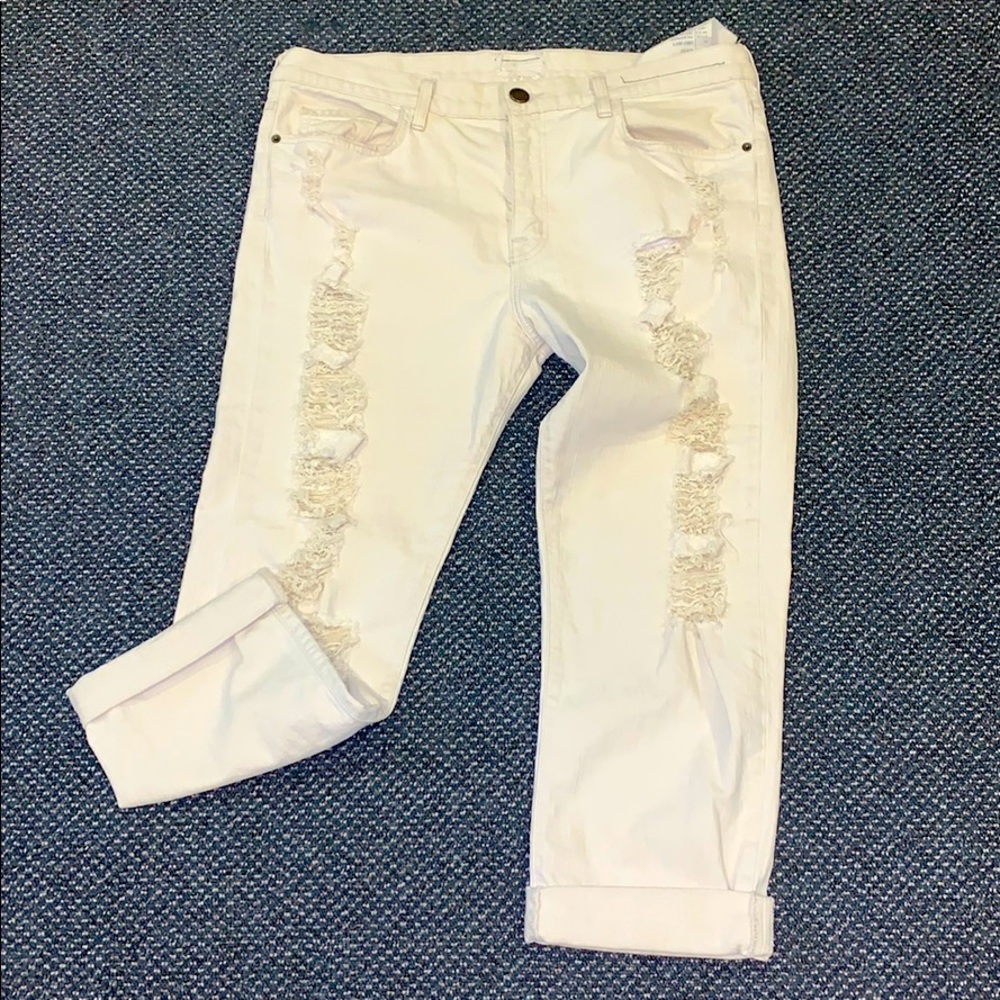 Current Elliott the Boyfriend Distressed Denim 30